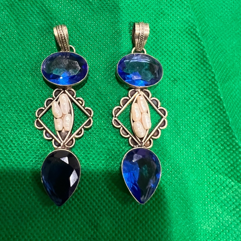 Just in- sterling silver pendant